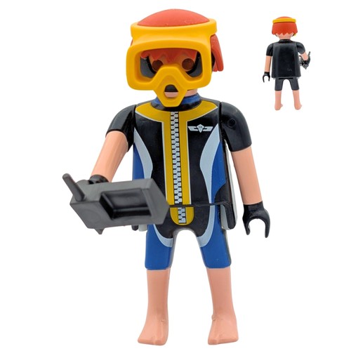 Playmobil figurine plongeur - figurine,