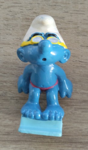 Figurine schtroumpf nageur - figurine,