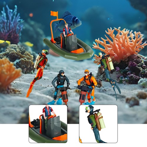 Figurines plongeur de - de, et